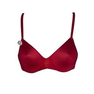 ROSY Mademoiselle France Red Luxury Rhinestone Bra NWT 32B